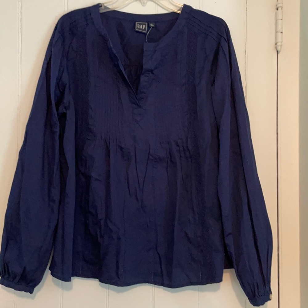 Navy blouse
